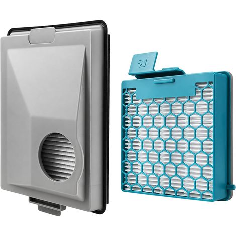 Filtre de Rechange pour Miele Boost CX1, Filtre HEPA Hygiène & Filtre à Poussière Fine, Accessoire pour Aspirateur Miele Boost CX1 Active/Allergy/Cat & Dog/PowerLine, SF-HY 60 & CX-FSF