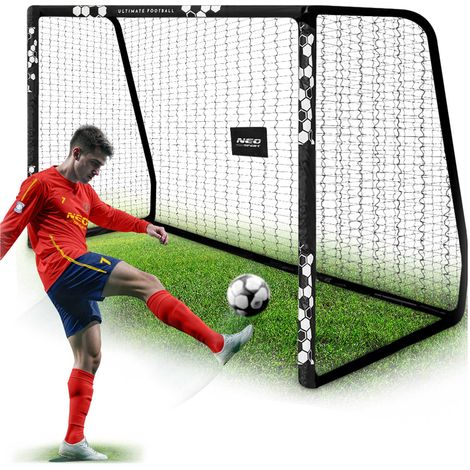 Portería de fútbol hexagonal de 300 x 200 x 120 cm NS-472