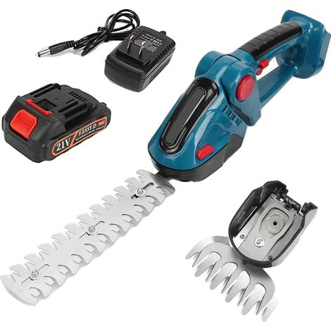 Kabelloser elektrischer Heckenschneider, leichtes Design, präzises Schneiden, Mit 1X-Batterie (1/2)