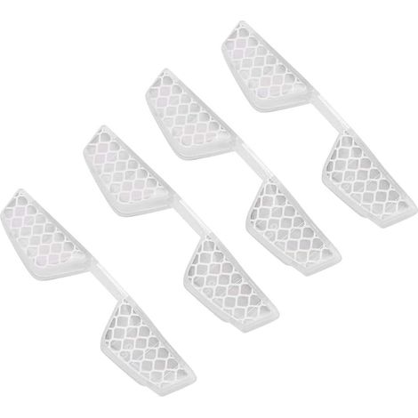 Juego de 4 protectores de borde para puertas de coche, tiras protectoras adhesivas invisibles antiarañazos, tamaño universal 9,1 x 0,8 cm. (1/5)