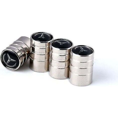 Bouchon de Valve de Pneu de Voiture Bouchon de Valve approprié Bouchon de Valve de Pneu en métal (Mercedes-Benz. 8 Packs) (1/5)