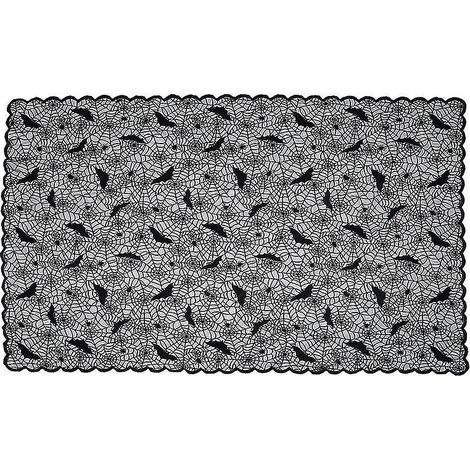 1 Stück Spinnennetz-Tischdecke für Halloween-Dekoration