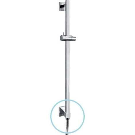Sapho Nancy - Duschstange 60 cm, Wasserauslauf, Chrom 1202-04