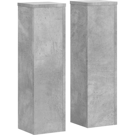 Maison Exclusive - Pflanzenständer 2 Stk. Betongrau 17x17x60 cm H