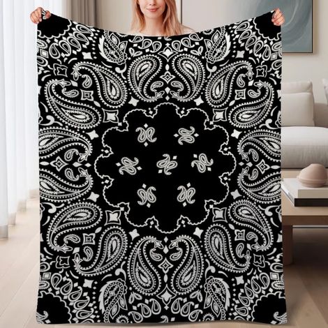 Couverture de lit en polaire, couverture de luxe douce en microfibre toutes saisons, décoration intérieure, excellent cadeau pour femmes hommes, 6080 pouces (1/4)
