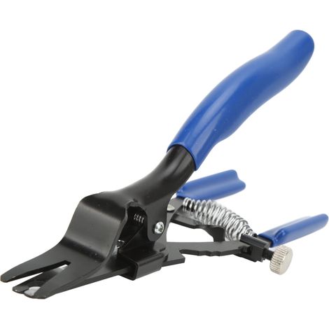 Robuste Schlauchdemontagezange aus Stahl, schneller Zugang an schmalen Stellen, ergonomischer Griff, universell für Ölschläuche und Motorschläuche. (1/5)