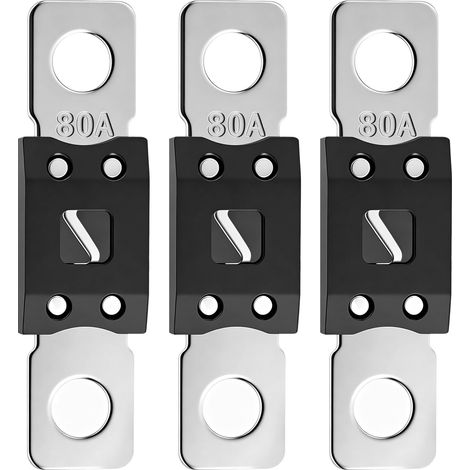 Lot de 3 blocs de fusibles à vis ANM/MEGA 32 V 80 A (1/5)
