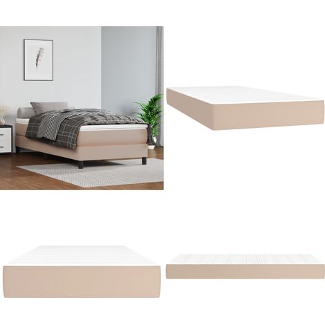 Matelas de lit à ressorts ensachés Cappuccino 100x200x20 cm - Matelas - Matelas À Ressorts Ensachés - Matelas Capitonné - Literie - Sommier - Home & Living (1/5)