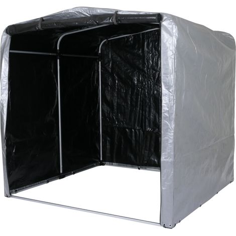Garage à vélos HWC-N61, garage en film plastique Garage de rangement Tente de garage, alu protection UV imperméable, 201