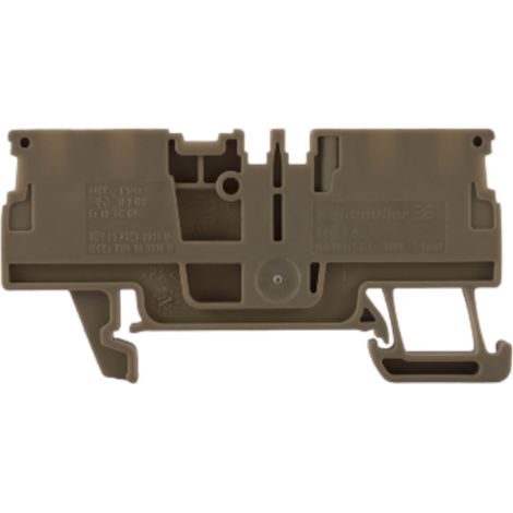 Morsetto passante beige 1 piano 1,5 mmq 4 conduttori Weidmuller (1/2)