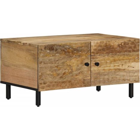 Couchtisch 80x50x40 cm Massivholz Mango