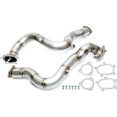 Downpipe Inox pour Audi A8 D4 de 2012 a 2018-70mm-520cv-35768632