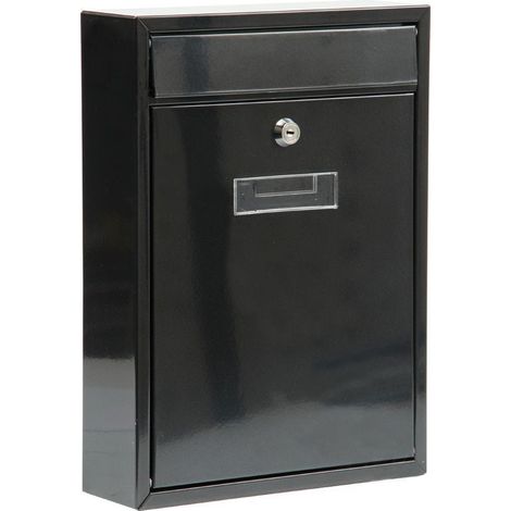 Buzón Vorel 360x260x80mm negro