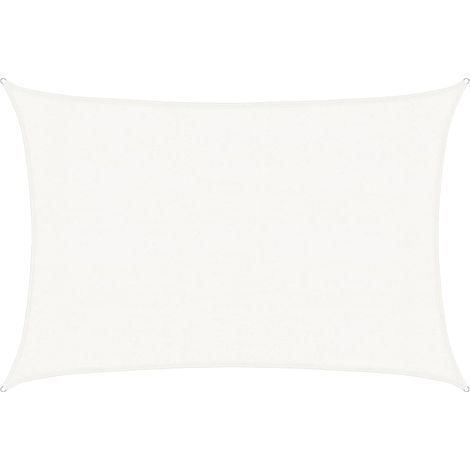 Maison Exclusive - Sonnensegel 160 g/m² Weiß 3x4,5 m HDPE