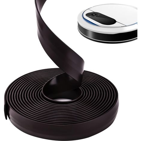 Marqueurs de limite magnétiques pour aspirateur robot Neato, bande frontière de rechange, accessoire de délimitation, couleur noire, pose au sol (1/5)