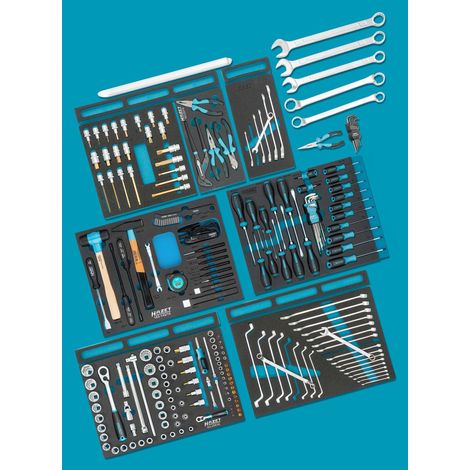 Assortiment d'outils standard pour AUDI 0-2500-163/214 HAZET (1/2)