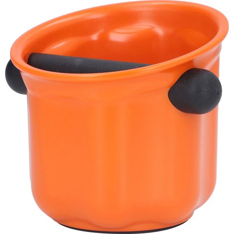 Bac à marc de café résistant aux chocs, accessoire de café pour le café (orange) (1/5)
