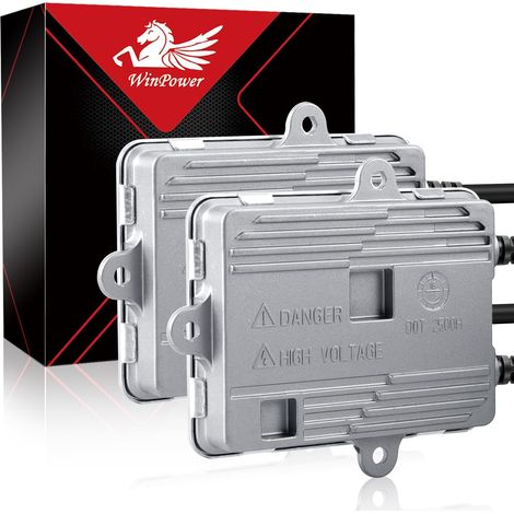 35W Ballast HID Pilote d'ampoule Xenon AC avec Canbus Décodeur pour Kits de Conversion HID H1 H3 H4 H7 H8 H9 H11 HIR2 HB3 HB4 H15 H13 etc., 2 Pièces (1/5)