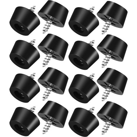 Unomor Lot de 100 patins en caoutchouc pour pieds de meubles (1/5)