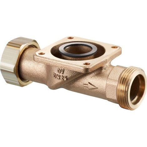 RACCORD MONOTUBE BRONZE A JOINT PLAT 1 1/4 M x 1 1/4 M