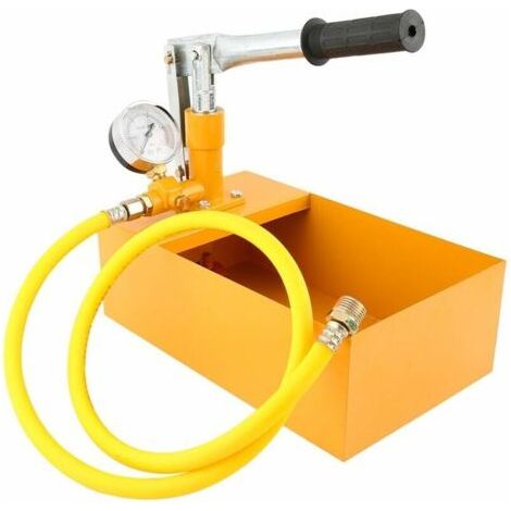 VURAHOME - Machine hydraulique manuelle de pompe d'essai de testeur de pression d'eau de l'aluminium 2.5MPa 25KG avec G1/2.. (1/4)