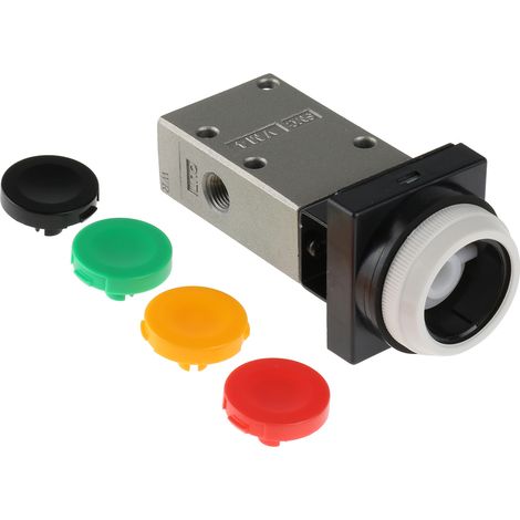 Vanne pneumatique SMC VM400 Bouton poussoir 3/2, Rc 1/8, 1/8pouces ( Prix pour 1 )