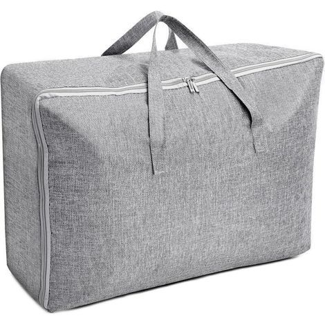 Grand Sac de Rangement 105L, Rangement Sous Lit Pliable Closet Organizer Sac de Rangement pour Couette Imperméable avec Poignées Renforcées pour Édredons Couvertures Oreillers Vestes (1/5)