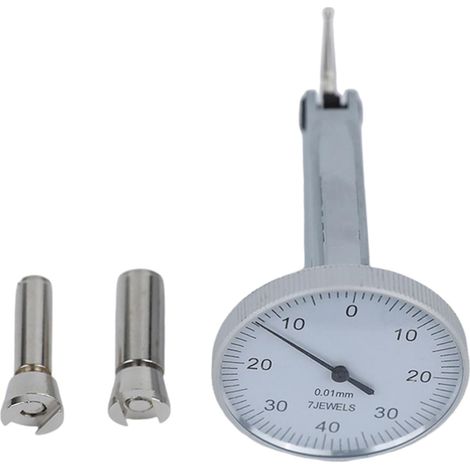 Indicateurs en acier inoxydable - Outil de mesure mécanique de précision pour ateliers d'ingénierie - Type de levier 0,2 mm/0,8 mm (1/4)
