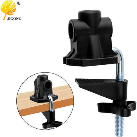 Clip universel pour lampe de bureau LED, accessoire d'éclairage, clip avec trou de 12 mm de diamètre, clip pour support de bureau portable avec boucle à sept caractères.