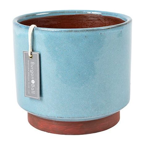 Burgon & Ball Malibu Blue Extra Large Glazed Pot (1/2)