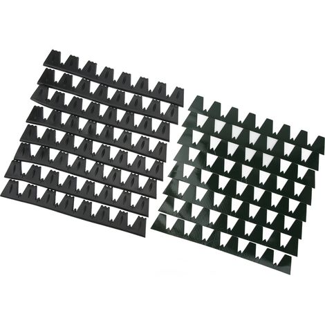 Protection Pare-Chocs Avant 8 Pièces Anti-Rayures Universel pour Voiture Noir (1/5)
