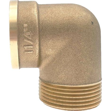 Raccord laiton coudé 90° mâle femelle à visser Ø 5/4" - lot de 10 (1/3)