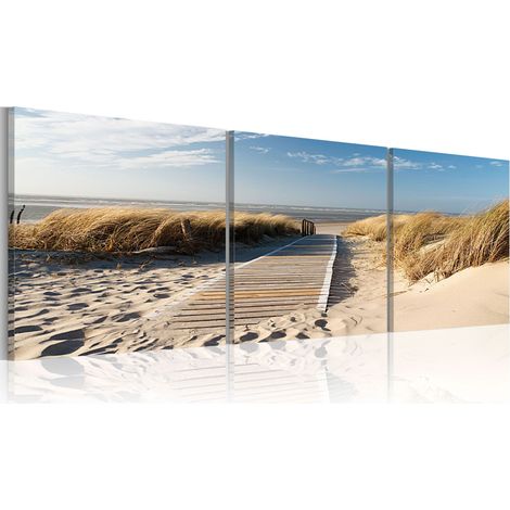 Quadro - La spiaggia – trittico - 120x40 (1/4)