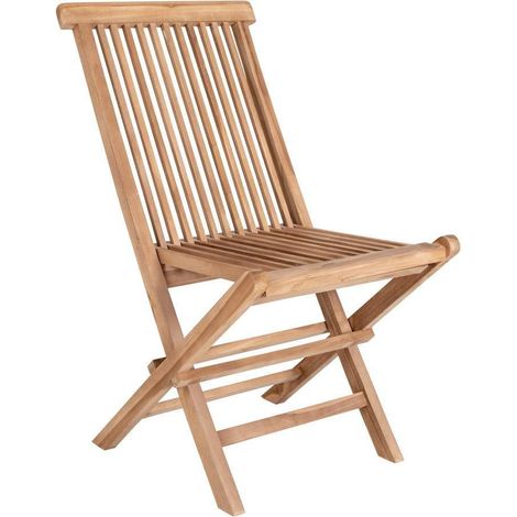 Silla de terraza de madera de teca Toledo (1/5)