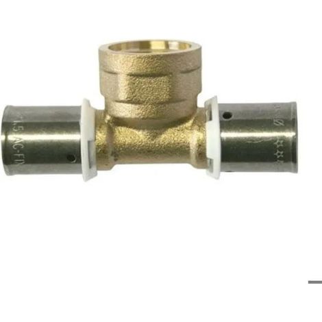'RACCORDO A T DERIVAZIONE FEMMINA PER CABLE CRIMPER/DIAM 16  15 X 21 (1/2)/FEMMINA