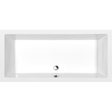 Receveur de douche à poser 160x75 cm – Acrylique blanc – Évacuation 52 mm – Volume 130 l – 72385 – Polysan (1/5)