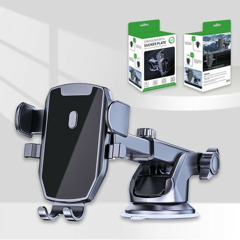 Support de téléphone portable voiture niveau support de téléphone portable voiture 3 en 1 support de téléphone portable voiture ventilation et support ventouse 100% protection cont(miroir) (1/5)