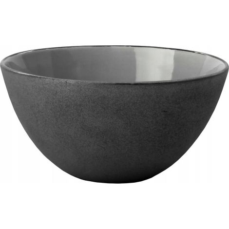 Mikasa Eleganter Grauer Matt Porzellan-Bowl 11,5 cm