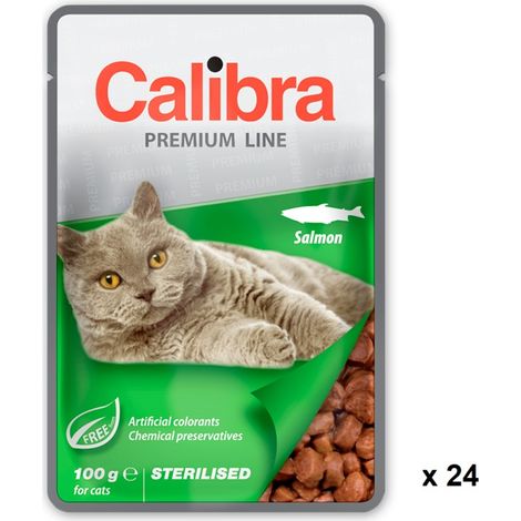 Cat Stirilized Cash Salmon 24x100gr Box
