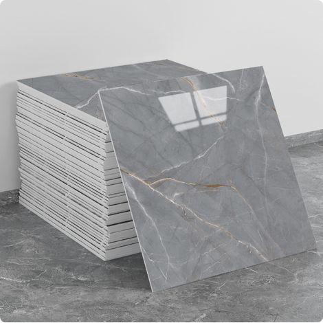 (10 Stück, 30×30 cm, Q030) Selbstklebende Wandaufkleber für Fliesen, Marmorstruktur, Wanddekoration, PET-Material, geeignet für Küchen, Badezimmer, Kamine und Waschküchen.