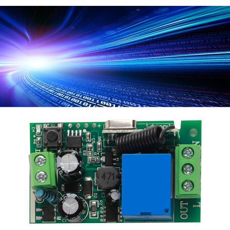 Module de commande à distance sans fil AC220V, relais unidirectionnel, récepteur pour la réparation d'une lampe LED (1/5)