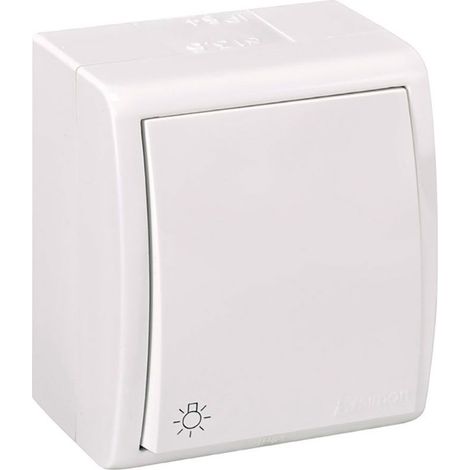 Drucktaster Oberflächentyp 10ax 250V IP54 Weiß