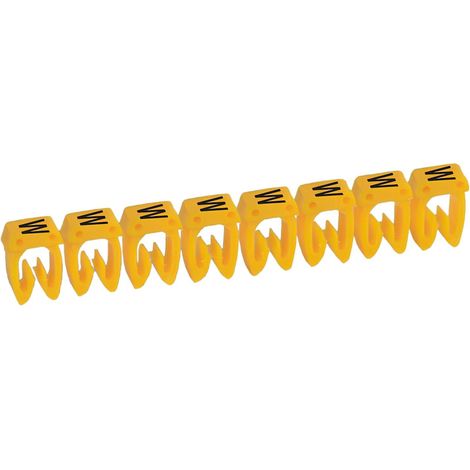 038132 Legrand - Boite De 300 Repères Cab 3 Pour Fils 0,15mm² à 0,5mm² - Marquage Lettre W