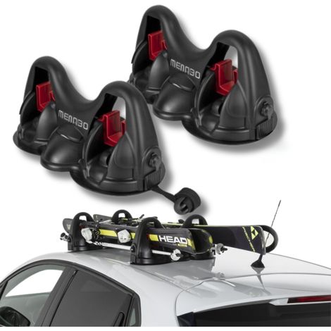 Porte-skis magnétique pour 2 paires de skis + bâtons Menabo Himalaya (1/5)