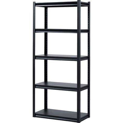 Mophorn Estantes de almacenamiento, capacidad de 2000 libras, estanterías de garaje ajustables de 5 niveles, 16" de profundidad x 32" de ancho x 72" de alto, estantes de metal para garaje, cocina (1/5)
