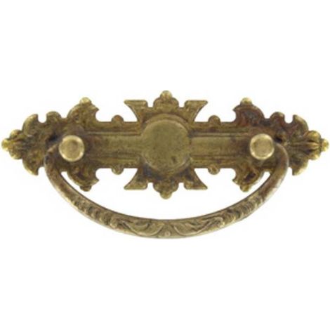 25 x MANIGLIA OTTONE 06305 114X50 MM ANTICATO