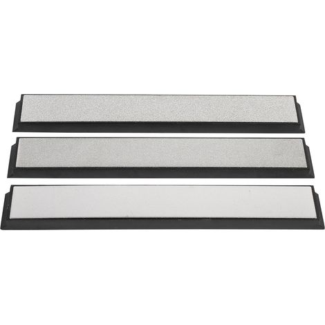 3-teiliges Schleifstein-Set, Körnung 240/600/1000, Küchenmesserschärfer, Rasierstein, Sparpackung (1/5)