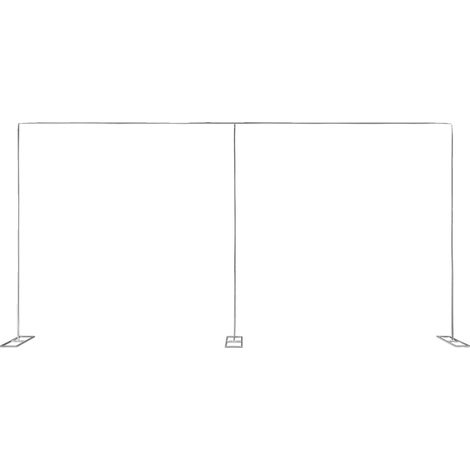 Support d'Arche de Mariage, Fer Galvanisé, Dimensions 6m x 3m, Capacité de Charge 10kg, Longueur de Poteau Unique 1m, Design Moderne (1/5)