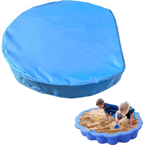 1 Pièce Bâche Bac à Sable Imperméable,Housse de Bac à Sable,Oxford Bac à Sable Bache,Couvre Couverture de Bac à Sable avec Cordon de Serrage pour Jardin Extérieur Imperméable à Pluie