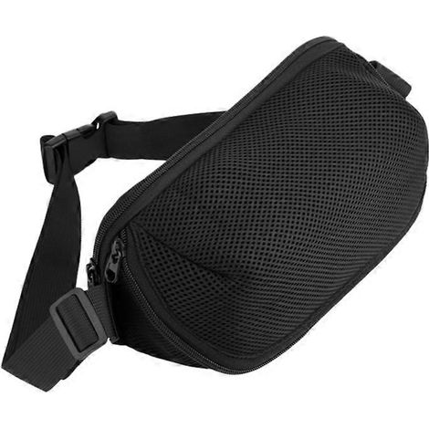 Sacoche de transport universelle pour enceinte sans fil Bluetooth Flip Series/UE BOOM 3/Beats Pill, étui de transport en maille à bandoulière réglable, noir( ) (1/5)
